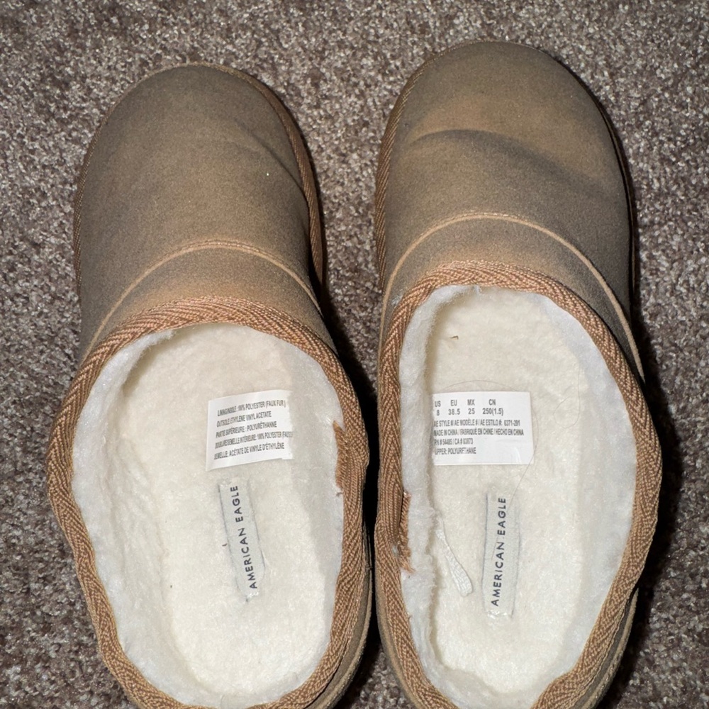 American Eagle Outfitters Tan Ankle Booties